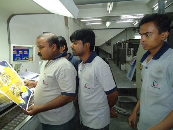 Earth rests on a Tortoise being printed